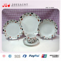 Juego de cenas de porcelana de porcelana China, elegante en estilo europeo, para microondas